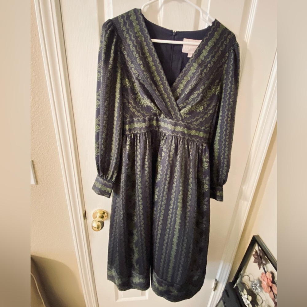 Gal Meets Glam Purple and Green Dress NWT Sz 2